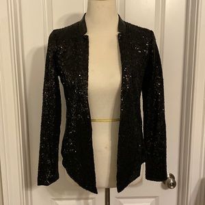 Ella Moss Black Sequin Jacket - size Extra Small ( XS )